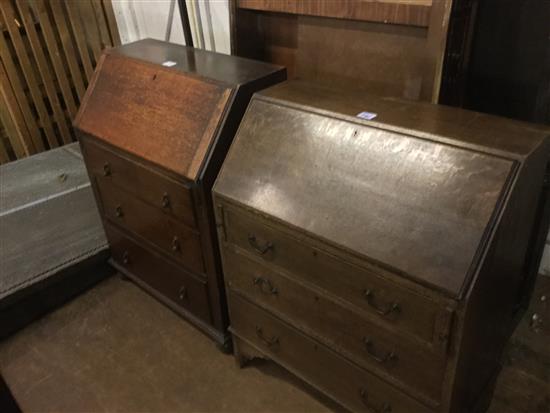 Oak bureau